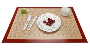 Alfombrilla de silicona para hornear macarrones, tapete de fibra de vidrio personalizado para horno de masa y repostería, venta al por mayor - Product Image 4
