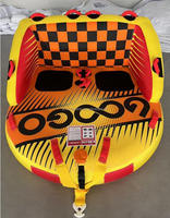 2,3,4 personnes gonflable Aqua vitesse bateau volant Ski Tube Sport nautique jouet fou UFO canapé gonflable remorquable bateau
