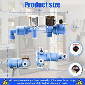 242252702 240531101 Vanne d'entrée d'eau pour réfrigérateur 110 V, non compatible avec <span class=keywords><strong>Frigidaire</strong></span> - Product Image 3