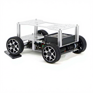 แชสซีหุ่นยนต์อัจฉริยะ AGV พร้อมรีโมทคอนโทรล ระบบนำทางแบบอัคเคอร์แมนด้วย LiDAR 3 มิติ รับน้ำหนักได้ 20 กก. สำหรับโครงการหุ่นยนต์ - Product Image 1