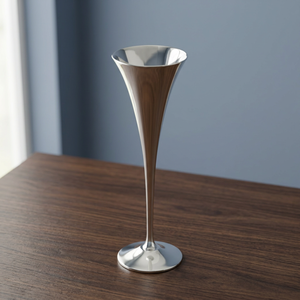 Copa de Latón Plateada en Plata - Product Image 2