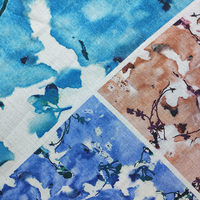 2024 motif de fleurs en tissu de voile de coton de haute qualité pour les femmes musulmanes hijab/écharpe
