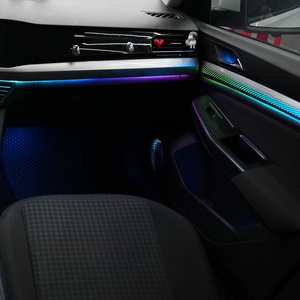 Car Ambient Light RHD <b>12V</b> DC <b>LED</b> Interior Lighting System with Multi Color Flowing Effect for Car Modification - Product Image 1