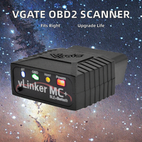 Nuevo Vgate VLinker MC+ ELM327 V2.2 Inalámbrico BT 3.0 OBD 2 Lector de Códigos con Pantalla LCD de 7 Pulgadas y 1 Año de Garantía para Autos Universales