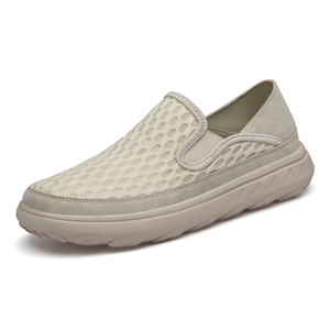 Mocassini da uomo scarpe Penny mocassini basse Slip-top a maglia altezza crescente Sole spessa con plateau scarpe da corsa da passeggio da passeggio - Product Image 1