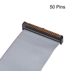 Câble plat Uxcell 50 broches, pas de 2,54 mm, 50 cm, gris, connecteur FFC FPC - Product Image 4