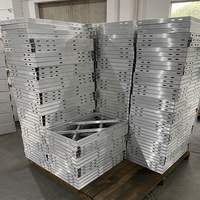 Support mural 24x15 de haute qualité fabriqué en usine, en aluminium CTD avec capuchons