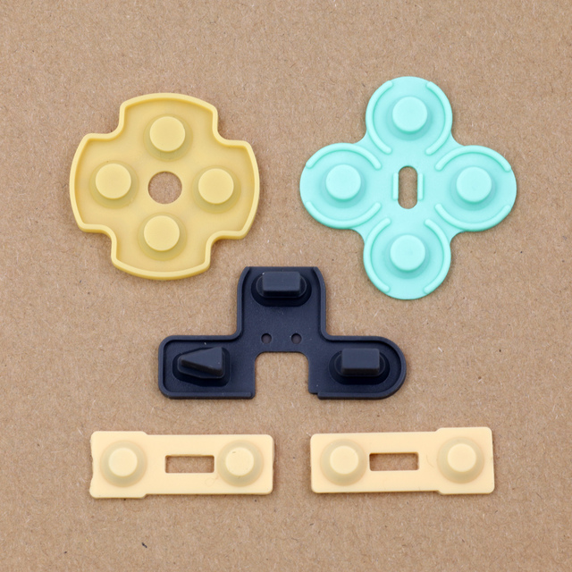NSLikey Button Pad for PS2 Controller Conductive Rubber Contact Pad Button D-Pad