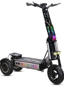 Scooter électrique 13 pouces 60V 6000W double entraînement à grande vitesse génération pliable avec moteur sans balais US. Spot d'entrepôt - Product Image 3