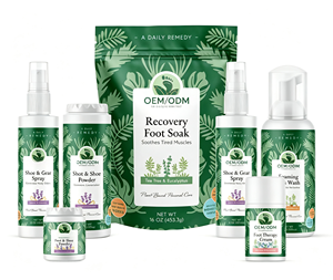 Detergente per Piedi a Marchio Privato Topfine, Liquido Aromatico alle Erbe con Estratti <span class=keywords><strong>Naturali</strong></span> di Piante, Elimina Odori, Vendita all'Ingrosso - Product Image 1