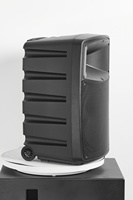 Système de sonorisation portable actif Factory Outlet avec subwoofer 15 pouces en plastique et microphone sans fil