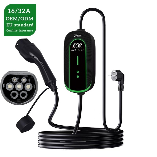 SUPERGENIE GBT CCS2 DC Fast Charger 3.5KW Portable EV for Home Use New Condition ODM Manufactory Model QD07 IP55 5m Cable