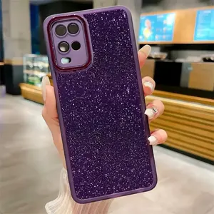 เคสซิลิโคนหรูหราแบบมีกลิตเตอร์สำหรับ <span class=keywords><strong>Oppo</strong></span> A54 A32 A33 A36 A52 A53 A55 A57 A58 A72 A76 A77 A78 <span class=keywords><strong>A92</strong></span> 4G 5G พร้อมฟิล์มกันรอยเลนส์กล้อง - Product Image 1