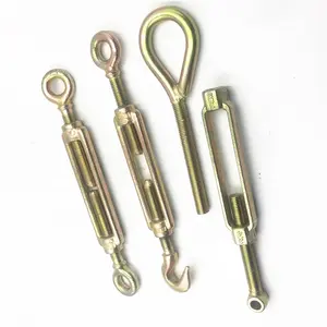 Custom High Strength Alloy Steel Hot Forged Wire Rope Swage Turnbuckle with Galvanizing
