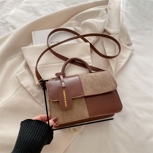 Bolso bandolera de diseño minimalista, elegante bolso bandolera con solapa, elegante bolso cuadrado pequeño para salidas de mujer. - Product Image 2