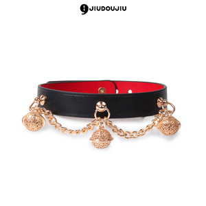 Collier ras-de-cou avec pendentif cloche, jouets sexuels SM, BDSM pour adultes, traction alternative, collier ras-de-cou pour adultes - Product Image 1