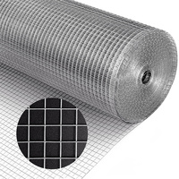 Maille de fil métallique soudée en acier inoxydable, structure rigide robuste ; Convient pour les étagères de stockage et la protection des équipements mécaniques
