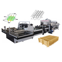 Máquina ensambladora de partición automática de alto rendimiento CGJ para fabricación automática de cajas de cartón corrugado