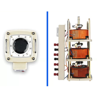 Régulateur de tension de transformateur toroïdal Variac manuel AC TSGC2-6KVA 0 ~ 430VAC 6KW Type de contact auto-refroidi pour une utilisation SVC