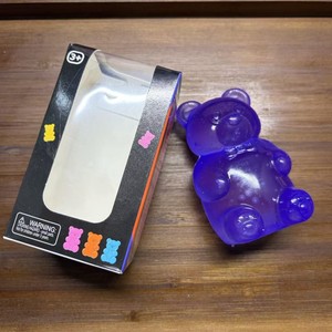 Stock US - Livraison rapide 3-7 jours - Ours en gélatine souple translucide à montée lente, jouet anti-stress à presser pour enfants et adultes - Product Image 4
