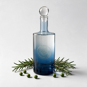 Botella de vidrio supertransparente cilíndrica de cuello largo de 750 ml personalizada con tapón, vacía, para licores, whisky, vodka, brandy, ginebra, venta al por mayor de fábrica - Product Image 3