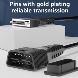 <span class=keywords><strong>Cable</strong></span> adaptador OEM OBD2 a <span class=keywords><strong>DB25</strong></span>, herramienta de escáner de diagnóstico automotriz de 16 pines para Analizador de motor - Product Image 3