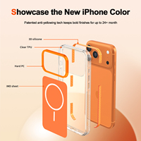 Coques de téléphone IVYMAX magnétiques colorées à effet vague IMD, transparentes et élégantes, protection intégrale 360° pour iPhone 18 17 16 15 Pro Max