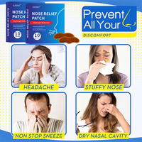 Patch nasal hypoallergénique de haute qualité avec glycérine pour une meilleure respiration, facile à transporter pour la maison, le bureau et les voyages