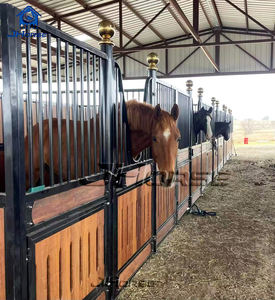 3d Ontwerp Fabriek Directe Verkoop Europese Stijl Stabiele Bamboe Houten Vulling Stallen Paardenstal Te Koop - Product Image 1