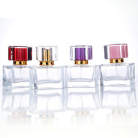 Flacon de parfum en verre cristal haut de gamme de 30 ml, flacon vide à vaporiser, flacon cosmétique portable, flacon vaporisateur