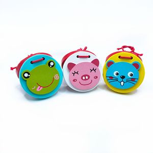 New Creative Wooden Cartoon Castanets Cute Clappers Interactive Auditory Teaching Aids For <b>Kids</b> - Product Image 1