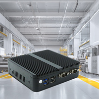 Computadora Industrial YCT Quad Core J4125 con Doble LAN, Doble COM, Sin Ventilador, Ubuntu Linux, RS232, IoT