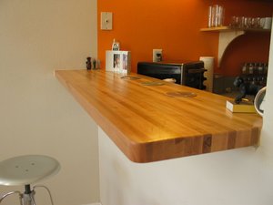 Mesa <span class=keywords><strong>de</strong></span> <span class=keywords><strong>Bar</strong></span> Industrial <span class=keywords><strong>de</strong></span> Madera Maciza, Rectangular, Mesa <span class=keywords><strong>de</strong></span> Desayuno, Mesa Alta <span class=keywords><strong>de</strong></span> Comedor Moderna con Estructura Metálica Resistente - Product Image 3