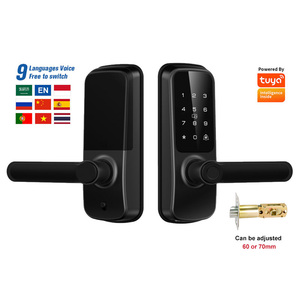 Kunci Pintu Pintar YAGU Tuya Wifi untuk Kamar Tidur, Tanpa Kunci, Sidik Jari, Kenop Pintu Elektrik, Gagang Pintu Biometrik, Kunci Deadbolt Pintar - Product Image 6