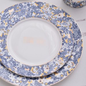 Ensemble de tasses à thé en porcelaine fine blanche avec bordure dorée, style arabe et turc, personnalisable, pour café et thé, avec soucoupes – Vente en gros - Product Image 5