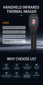 กล้องถ่ายภาพความร้อนแบบมือถือ OEM รุ่น HTI H100 ISR ความละเอียด 240*240 อินฟราเรด พร้อมน็อตเกลียวขนาด 1/4 นิ้ว สายคล้องคอ และไฟ LED - Product Image 5
