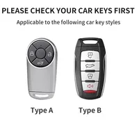 Étui de protection pour clé de voiture GWM Haval H6 M6 Ora Good Cat White Cat GT IQ Ri Funky PU, accessoires auto sans clé