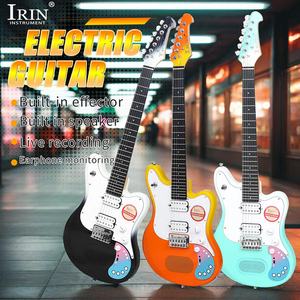 Guitarra Eléctrica Profesional IRIN R-331 de 39'' con Altavoz, Cuerpo de Madera Maciza, 22 Trastes, Pastillas HH y Amplificador Bluetooth al por Mayor - Product Image 2