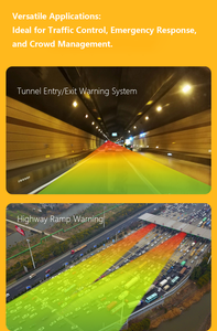 Système de haut-parleurs dédiés au trafic JT69HD-R LRAD 143 dB <span class=keywords><strong>SPL</strong></span> de pointe Portée de 1000 m Dispositif acoustique longue portée pour la sécurité routière Puissance 150 W - Product Image 4
