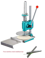 Machine à rouler la pâte à pizza neuve d'usine, 15 cm / 18 cm / 20 cm / 22 cm, fonctionnement manuel, machine à presser la pâte à pizza