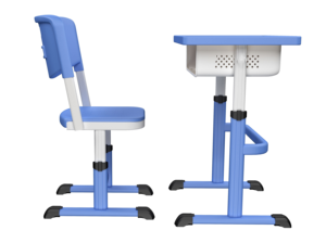 Muebles <span class=keywords><strong>de</strong></span> MDF <span class=keywords><strong>de</strong></span> estilo moderno, silla <span class=keywords><strong>de</strong></span> escritorio individual ajustable en altura para estudiantes <span class=keywords><strong>de</strong></span> escuela <span class=keywords><strong>primaria</strong></span> para estudio <span class=keywords><strong>y</strong></span> lectura - Product Image 4