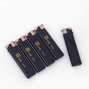 Briquet à cigare en plastique au gaz <span class=keywords><strong>Butane</strong></span> de couleur mate avec Logo personnalisé, Rechargeable, coupe-vent et coupe-vent - Product Image 6