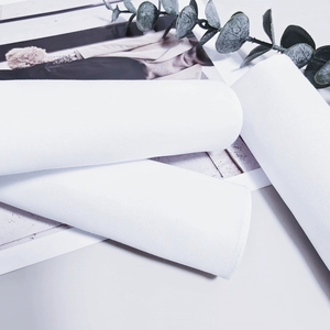 Pañuelo de algodón blanco con borde de encaje para boda y Navidad, de algodón peinado - Product Image 4