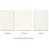 Carnet en cuir de vachette A5/B6 pour étudiants et post-docs, avec pages vierges, quadrillées et lignées, reliure spirale, 50 feuilles – Idéal comme cadeau