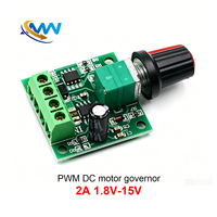Contrôleur de vitesse de moteur PWM DC 2A avec contrôle basse tension 1.8V-12V, fonction interrupteur 1803BK pour oxygénateur DIY