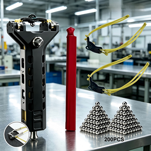 Nuevo Tirachinas Portátil para Exteriores, Modelo de Disparo Rápido Automático, Catapulta con Cargador de Bolas de Acero, Diseñado para Tiro Competitivo - Product Image 6