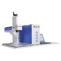 JPT MOPA M7 Couleur Fiber Laser Split Machine de Marquage Gravure sur Métal Acier Aluminium Bijoux Collier