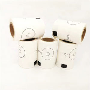 Étiquettes compatibles <span class=keywords><strong>Brother</strong></span> DK 11207/1207 58 mm rondes pour CD/<span class=keywords><strong>DVD</strong></span>, étiquettes thermiques pour imprimantes QL800, etc. - Product Image 1