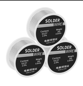 SZADP RF4 kawat solder, 0.4 0.6 0.8mm Flux 2% 63 37 kawat las untuk ponsel PCB alat perbaikan kawat timah - Product Image 3