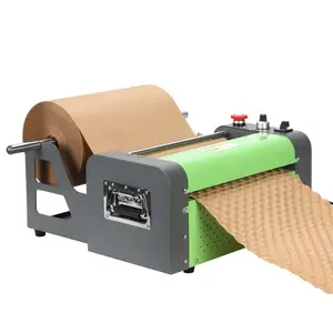 Automatic Electric Eco-Friendly Kraft Paper Bubble Wrapping Machine Buffer Paper Bubble Cushion Machine